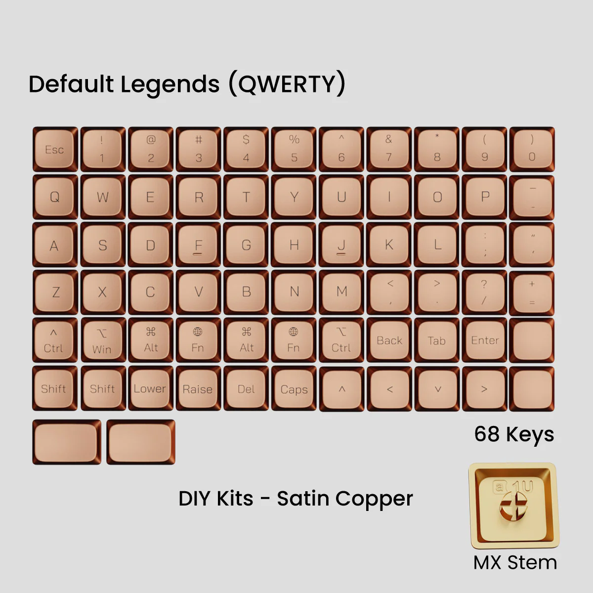 Awekeys Air Low-Profile Metal Keycaps - Image 24