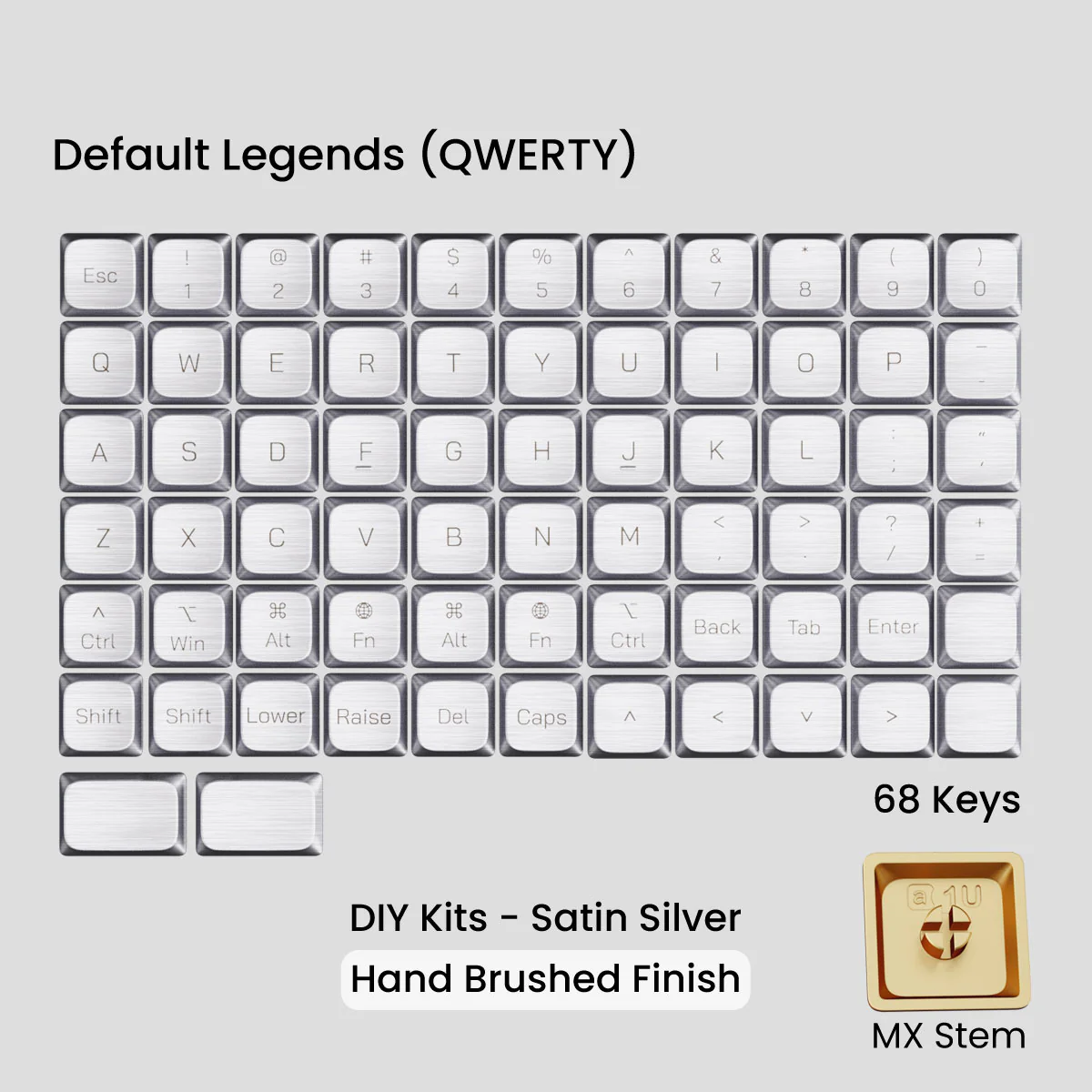 Awekeys Air Low-Profile Metal Keycaps - Image 28