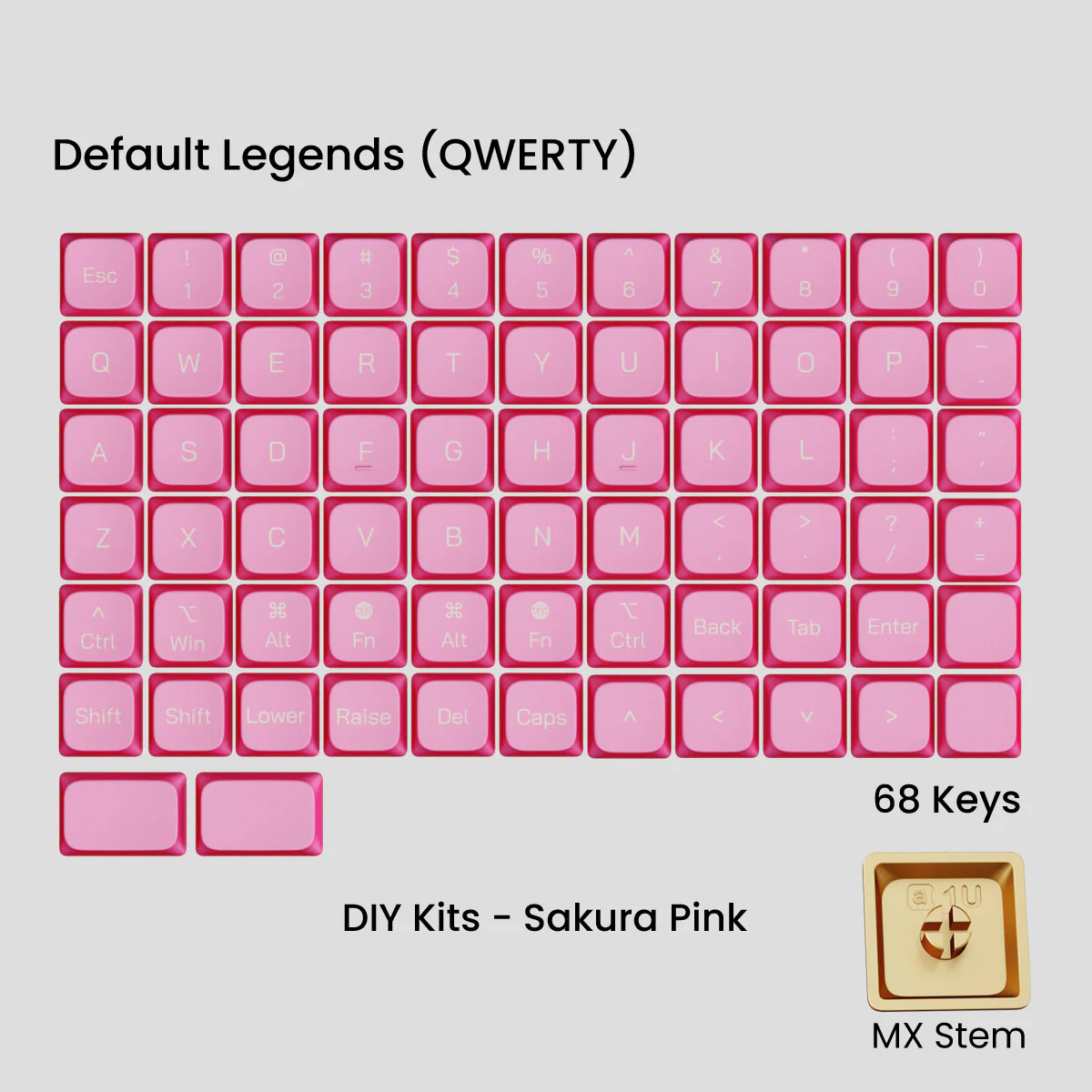 Awekeys Air Low-Profile Metal Keycaps - Image 8