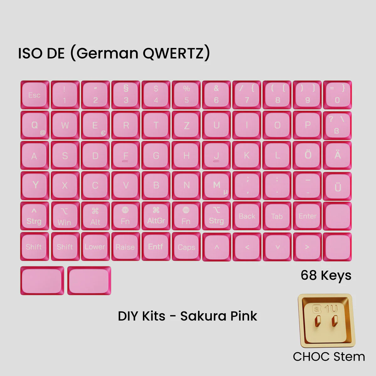 Awekeys Air Low-Profile Metal Keycaps (Choc Stems) - Image 13