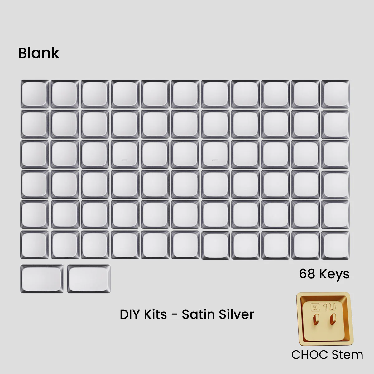 Awekeys Air Low-Profile Metal Keycaps (Choc Stems) - Image 17