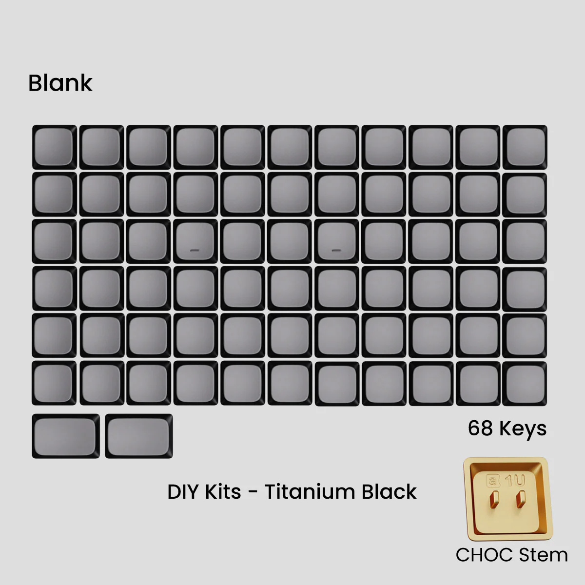 Awekeys Air Low-Profile Metal Keycaps (Choc Stems) - Image 27