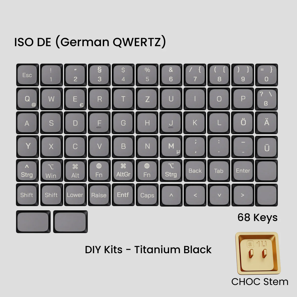 Awekeys Air Low-Profile Metal Keycaps (Choc Stems) - Image 28
