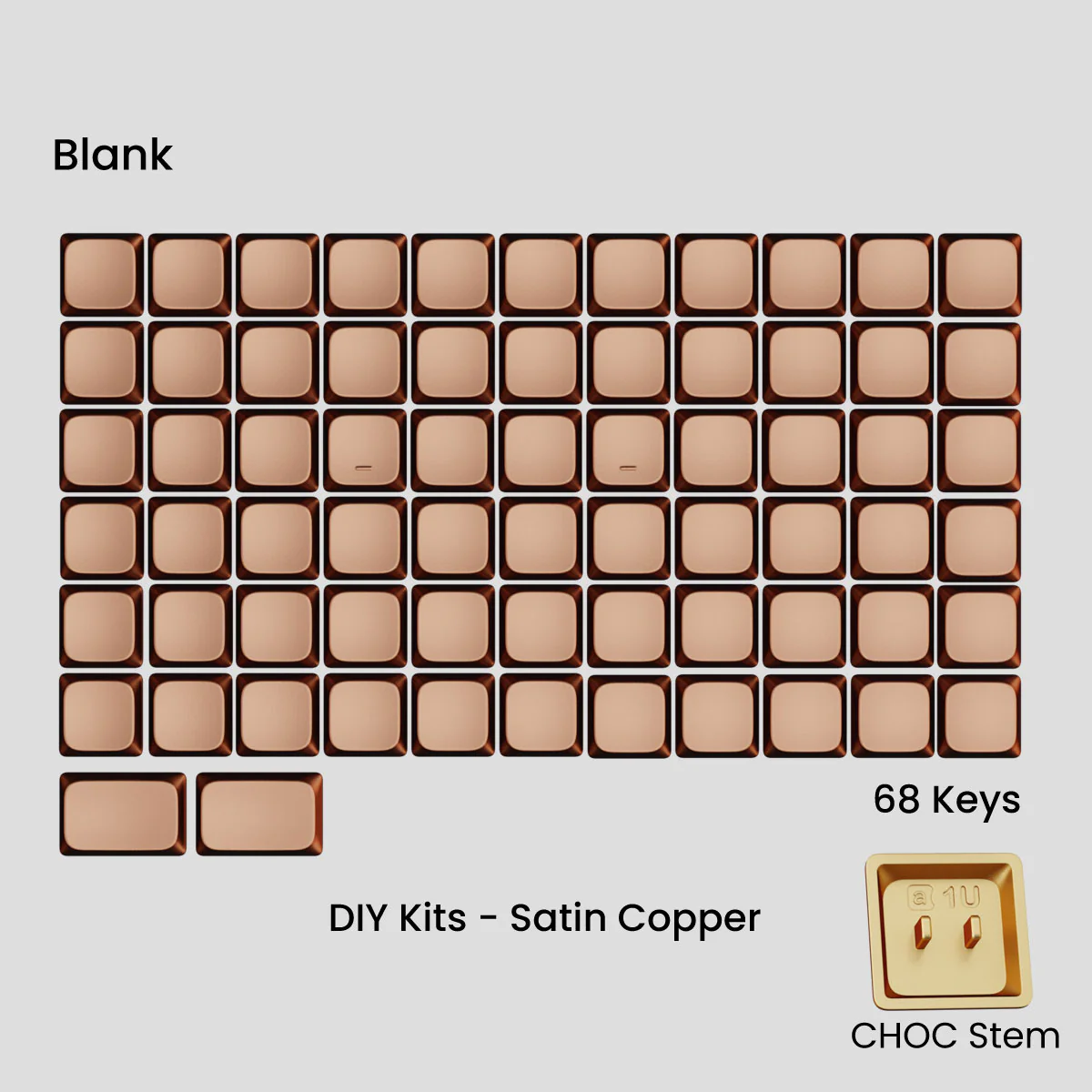 Awekeys Air Low-Profile Metal Keycaps (Choc Stems) - Image 32