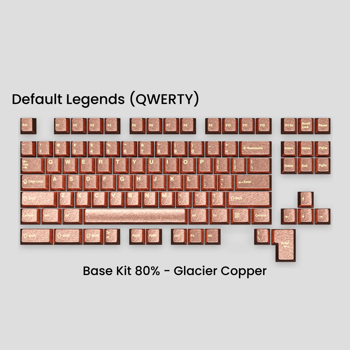 Awekeys Wild Ice Metal Keycaps Set - Image 14