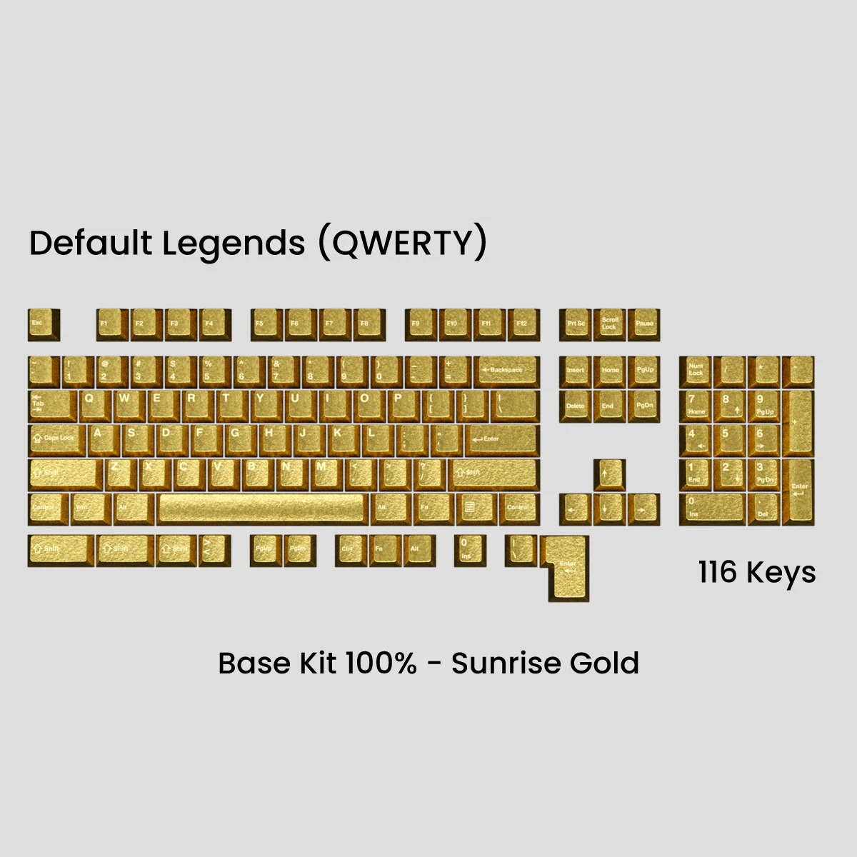 Awekeys Wild Ice Metal Keycaps Set - Image 34