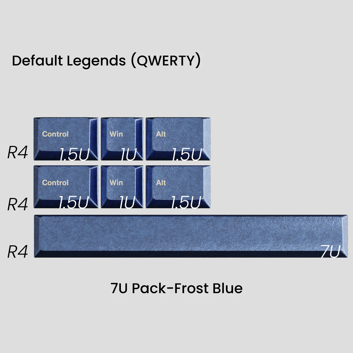 Awekeys Wild Ice Metal Keycaps Set - Image 7