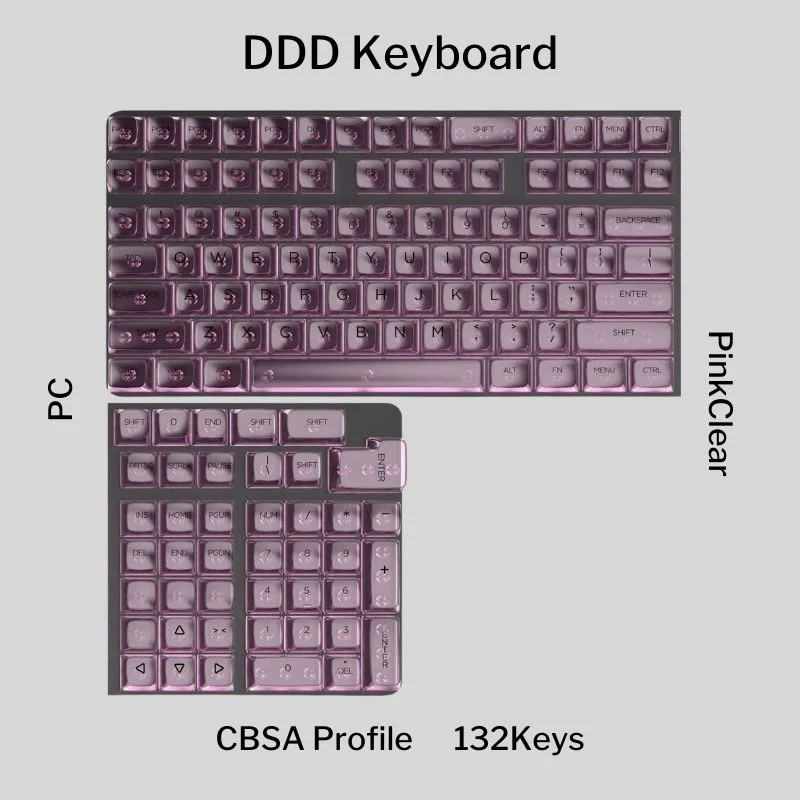 DDD Crystal Transparent Keycaps - Image 2