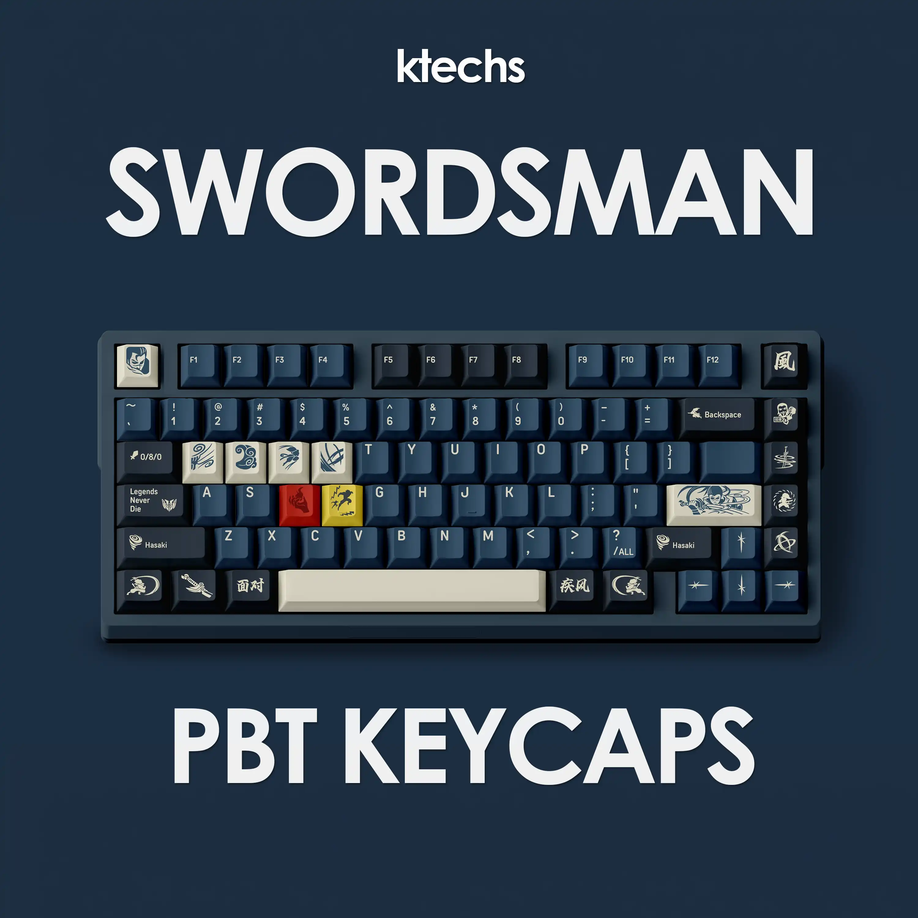 FBB Swordsman PBT Keycap Set