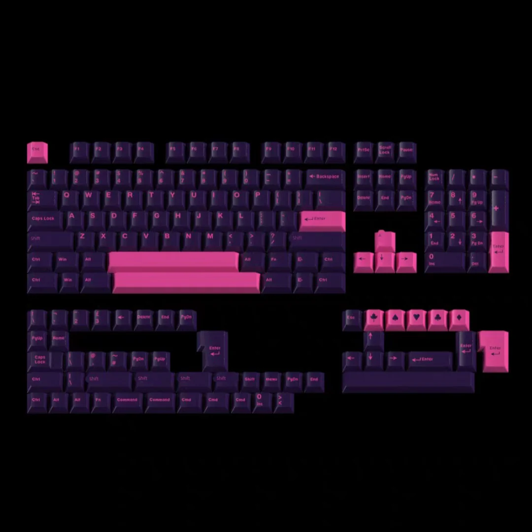 Neon Rhythm Keycaps