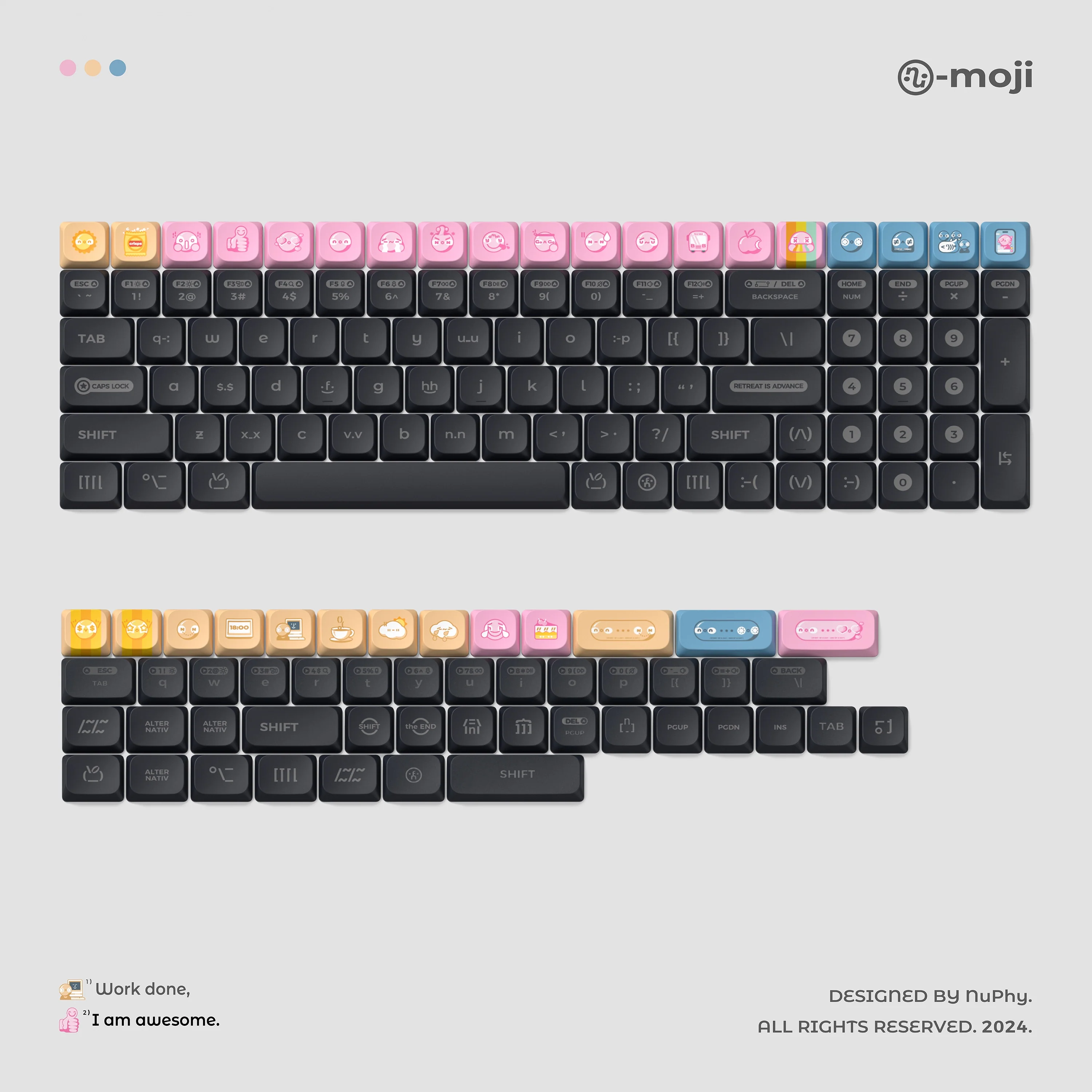 Nuphy nSA Numoji Keycaps - Image 5
