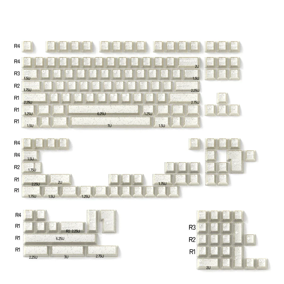 Pearl Sand Keycaps - Image 4