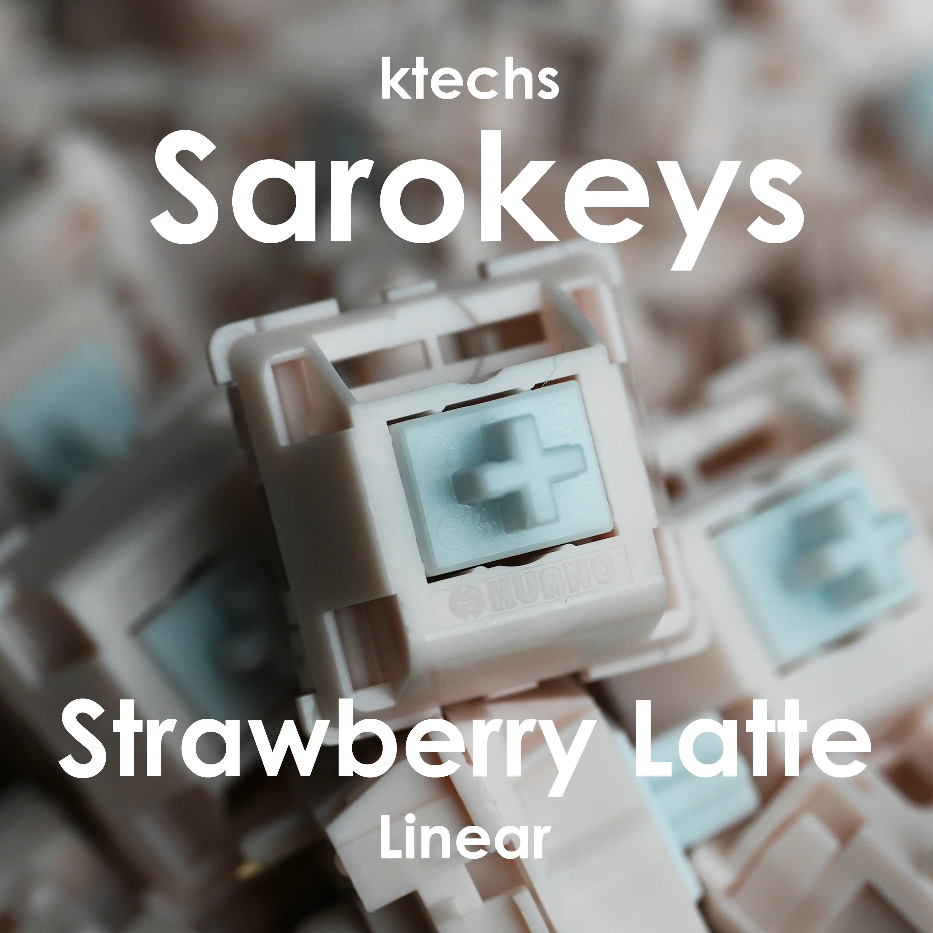 Sarokeys Strawberry Latte Linear Switch