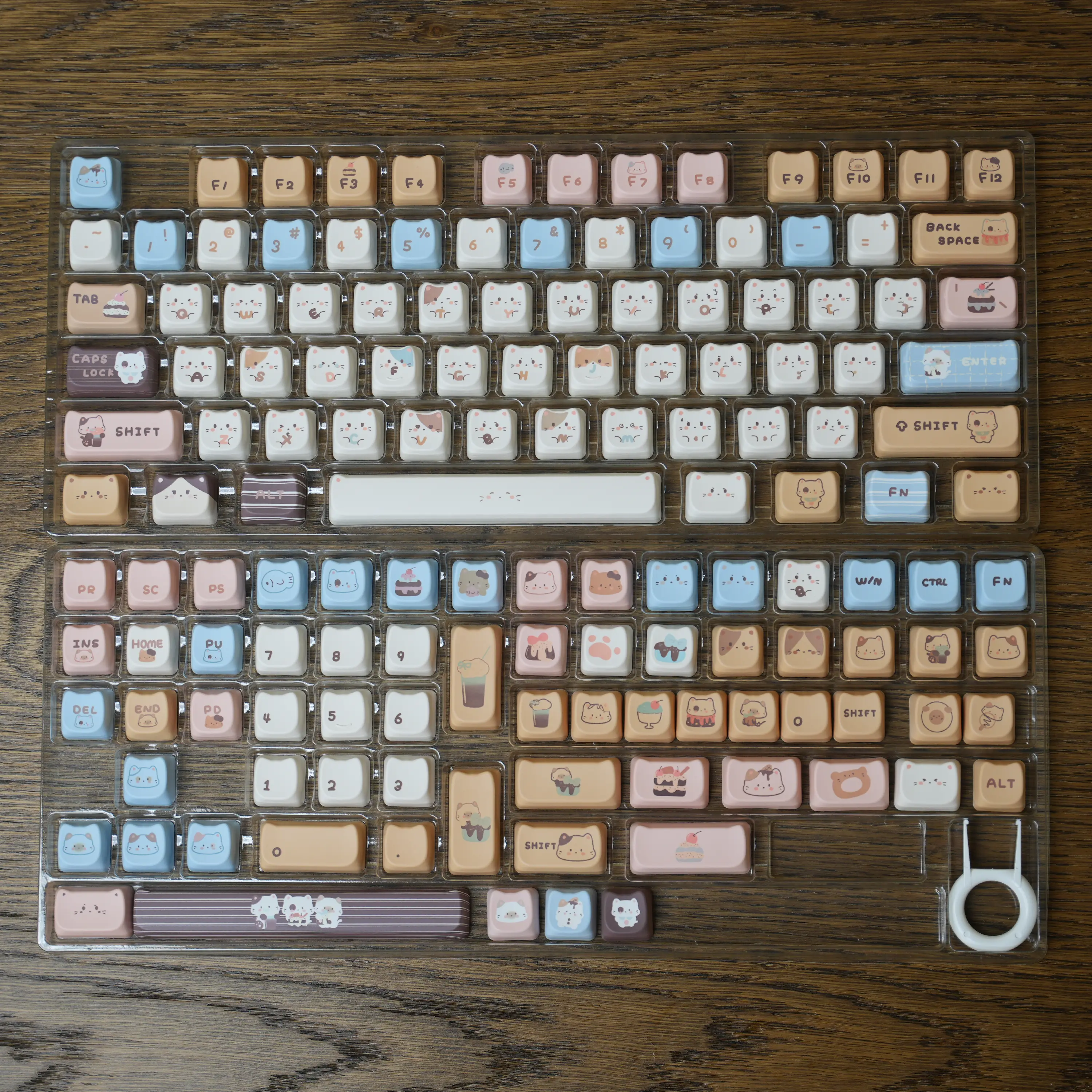 Sea Salt Meow MAO Profile Keycaps - Image 2