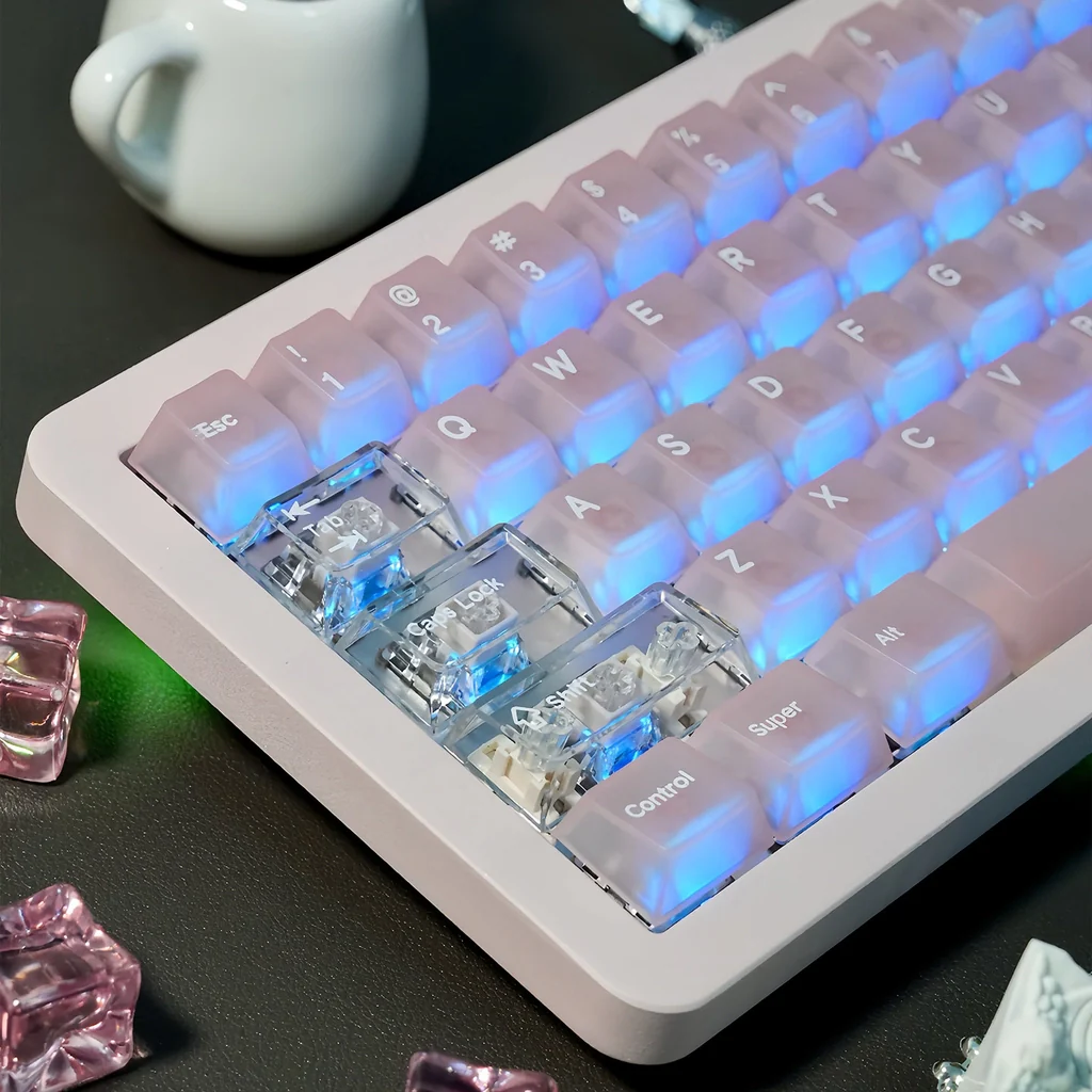 Translucent Peach Keycaps - Image 2